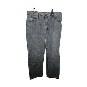 Phat Farm Jeans Men's 38x32 Regular Fit Straight Blue Denim Pants Y2K Hip Hop